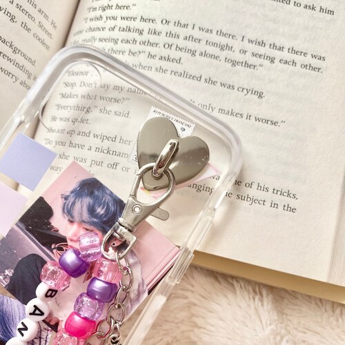 Adhesive Metal Heart Phone Hook for Phone Charms Gold and Etsy