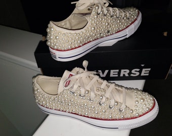 pearl covered converse