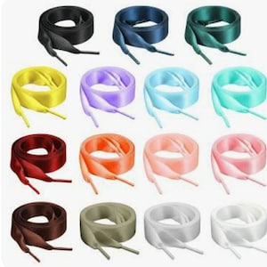 Satin Ribbon Shoelaces