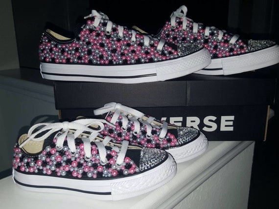 ladies bling converse