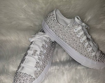 pearl bling converse
