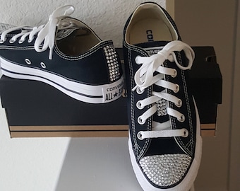 Custom Rhinestone Toe Bling Converse