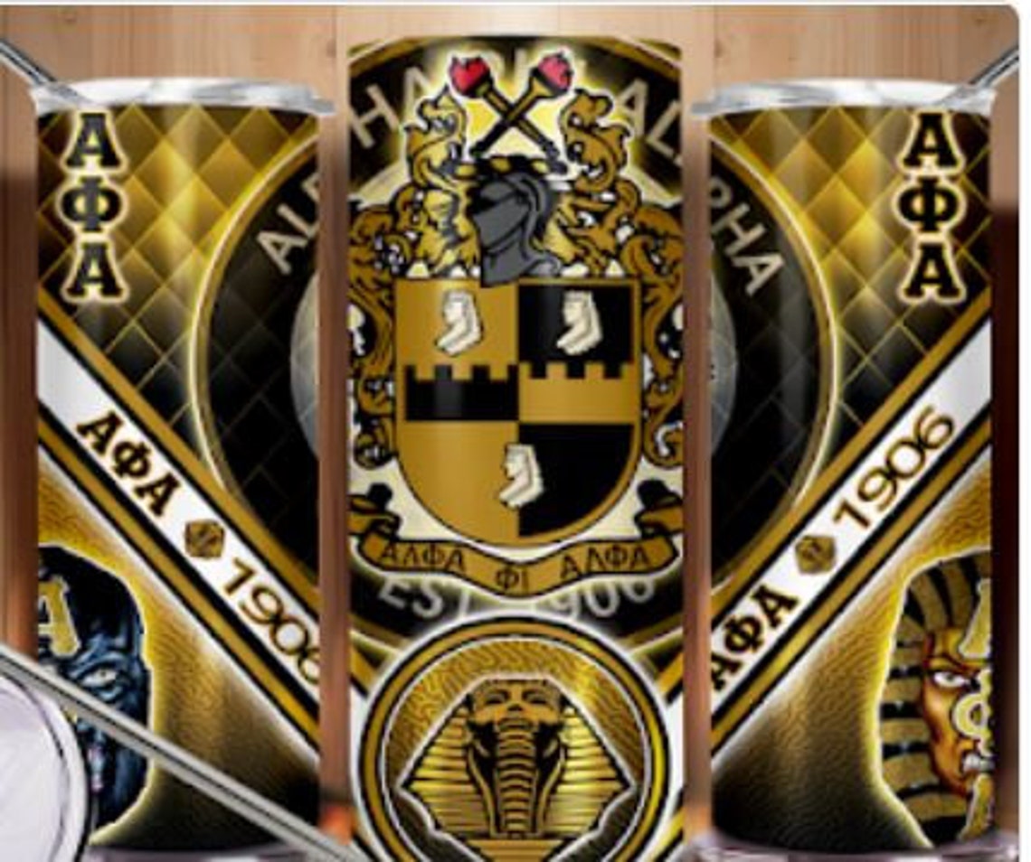 Alpha Phi Alpha Fraternity Stainless Steel Tumbler 20 Oz - Etsy