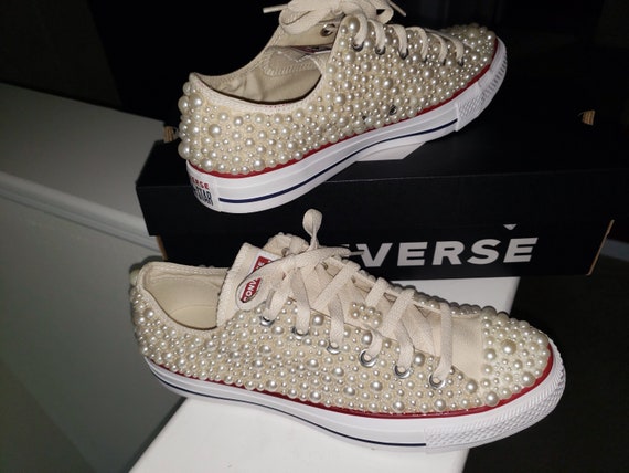 pearl converse sneakers