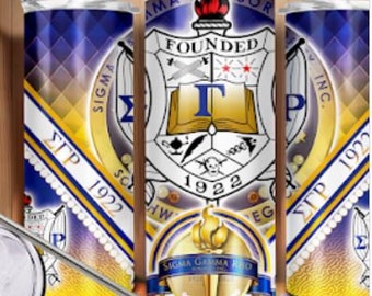 Sigma Gamma Rho Sorority Stainless Steel Tumbler 20 oz