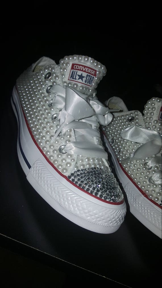 custom pearl converse