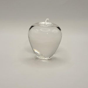 Steuben Glass Apple Paperweight