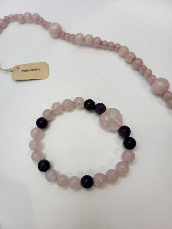 Roae Quarts Necklace and Bracelet - image 1