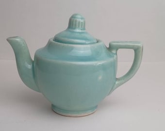 Vintage Blue Teapot - Made in USA