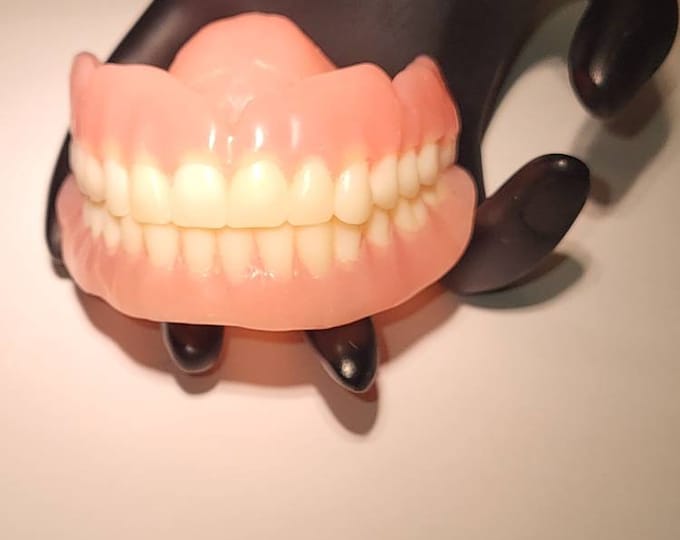 Full Vintage Denture Set Etsy