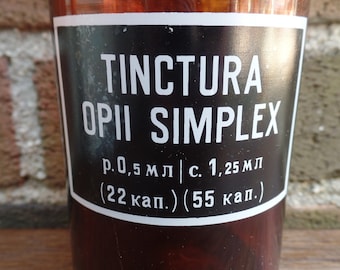 Antique Opium Apothecary Bottle