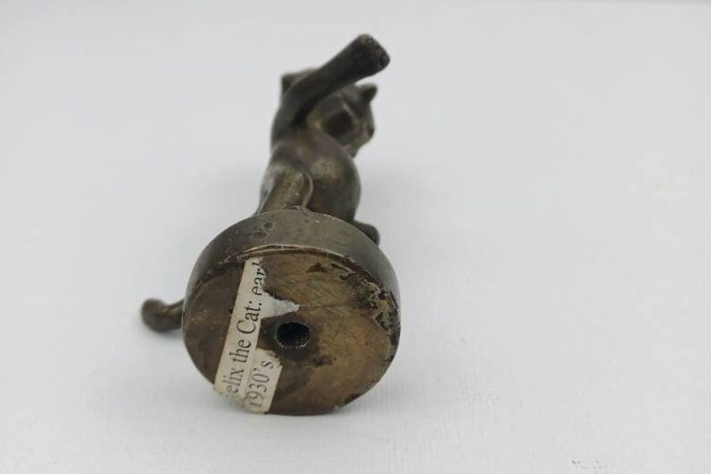 Felix the Cat Brass Figurine, Hood Ornament Vintage Etsy