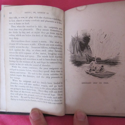 Darton's Holiday Library: BRUNO by shops Jacob Abbot (1855) - Very RARE