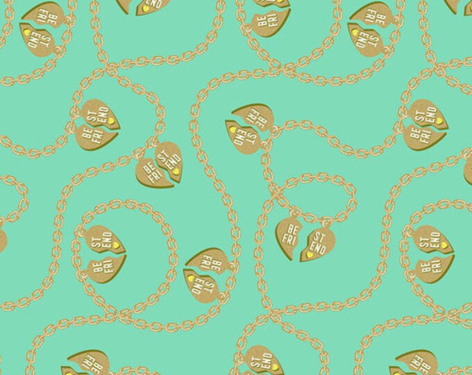Besties Metallic Lil Charmer Meadow by Tula Pink for FreeSpirit