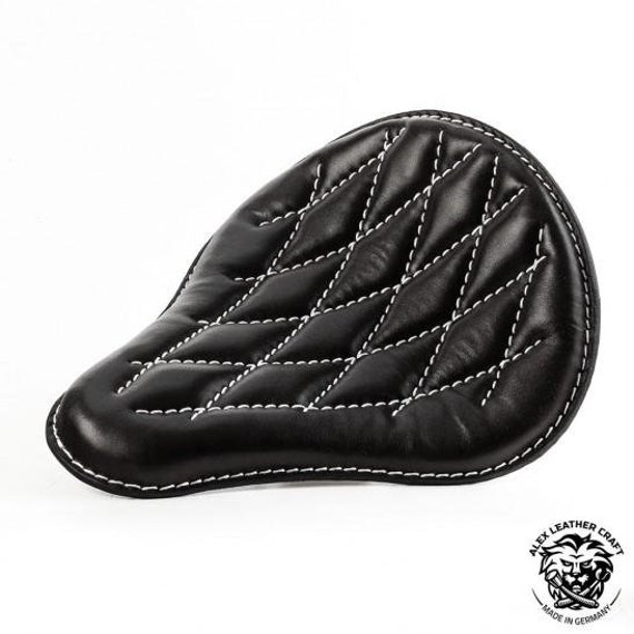 Bobber Chopper Custom Seat black and White V3 Etsy Ireland