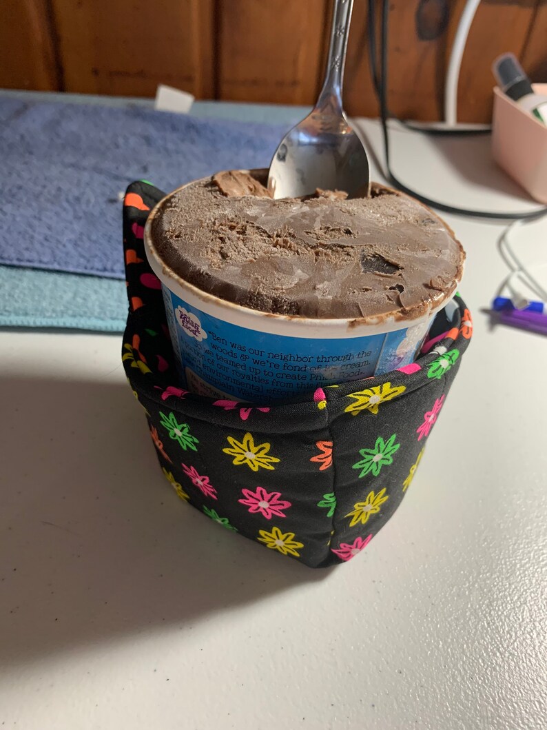 Insulated Pint Ice Cream Holder Etsy