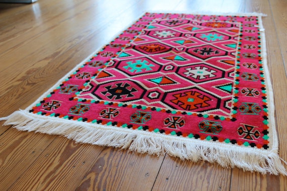 Neu Teppich 65x120cm Teppich Carpetrugkelim Orientteppich Etsy