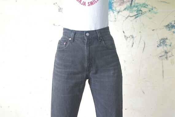 Faded jeans vintage levis 505 W28,W29,levis black