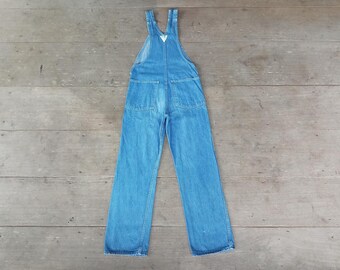 Vintage 60s Oshkosh Denim Overalls: Union Made Sanforized XS