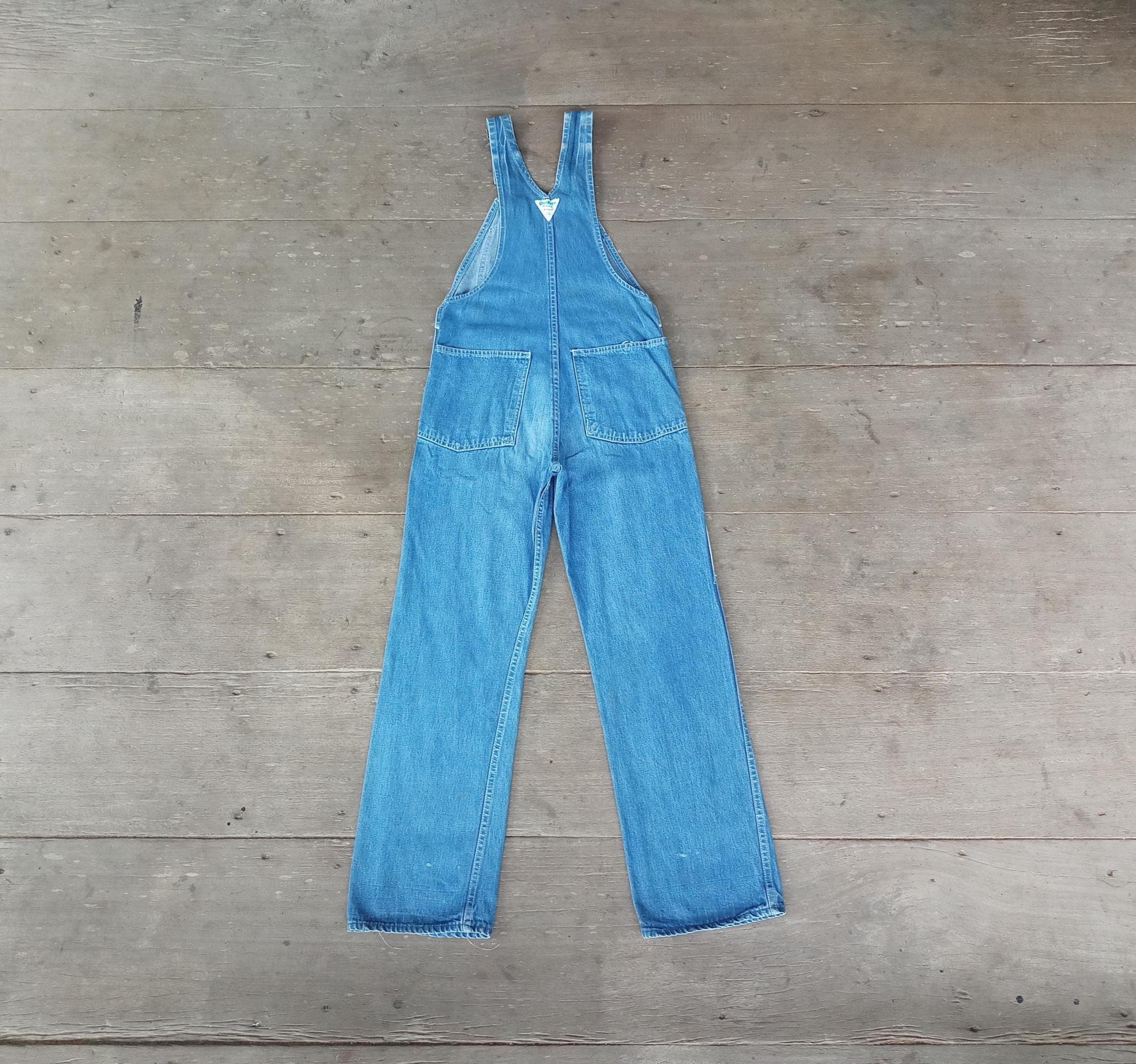 Vintage 60s Oshkosh Denim Overalls: Union Made Sanforized XS - Etsy