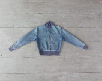 Vintage Ralph Lauren Polo Jeans Co. Bomber Jacket | Black Nylon