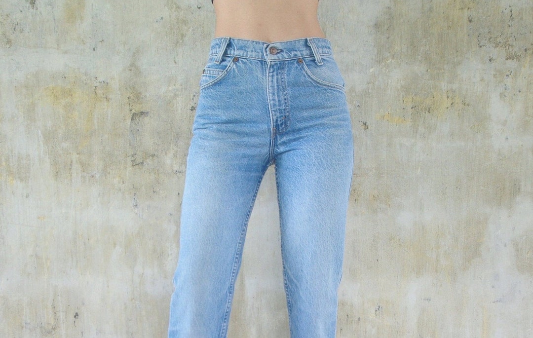 Perfect faded Jeansvintage 80s Levis 505 Orange Tab W26 W26 - Etsy
