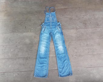 johnbull WWⅡ COVERALL Zipper Front Johnbull Overalls W26 W27 L33 ,overalls Boot Cut