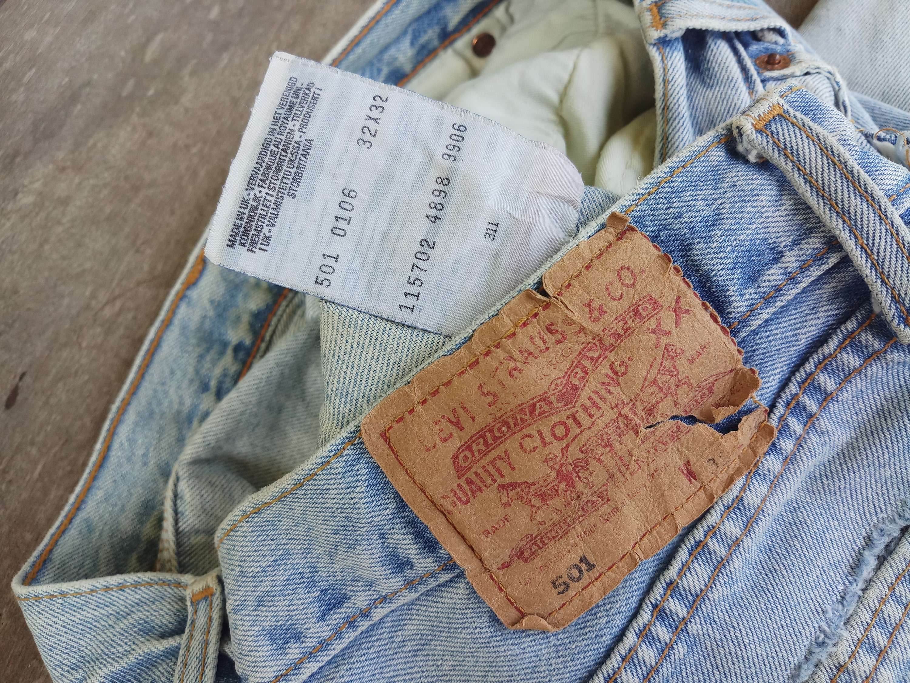 Vintage 90s Levis 501 Jeans: Faded Denim, Ripped Knee (W32 L32) - Etsy Vintage 90s Levis 501 Jeans: Faded Denim, Ripped Knee (W32 L32) - Etsy