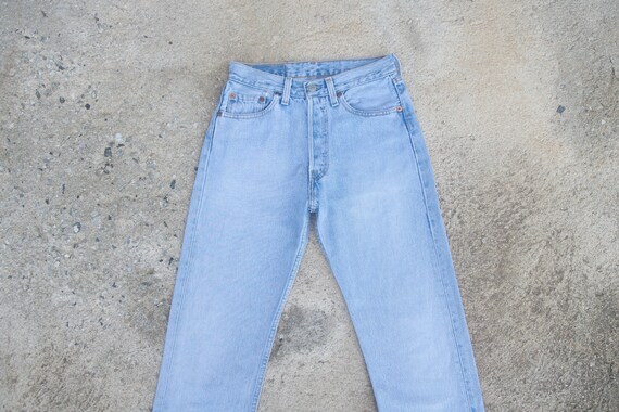 Faded jeans ,vintage levis 501 W25 W26,levis 501 f