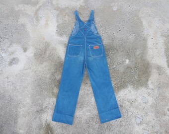 THE BLUEST OVERALLS \"BIG T DENIM 30inch Universal by BIG JOHN Denim Overall Shorts Jorts Jeans Size