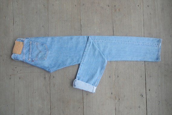 Perfect,Faded jeans vintage levis 501 Blue Jeans … - image 9