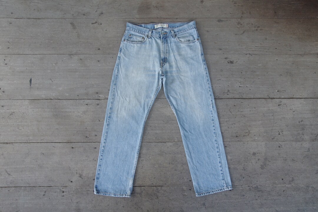 Vintage Levis 505 Blue Jeans W34 L30: Faded Denim - Etsy