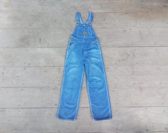 70年代 ヴィンテージ Lee デニム オーバーオール ダークブルー