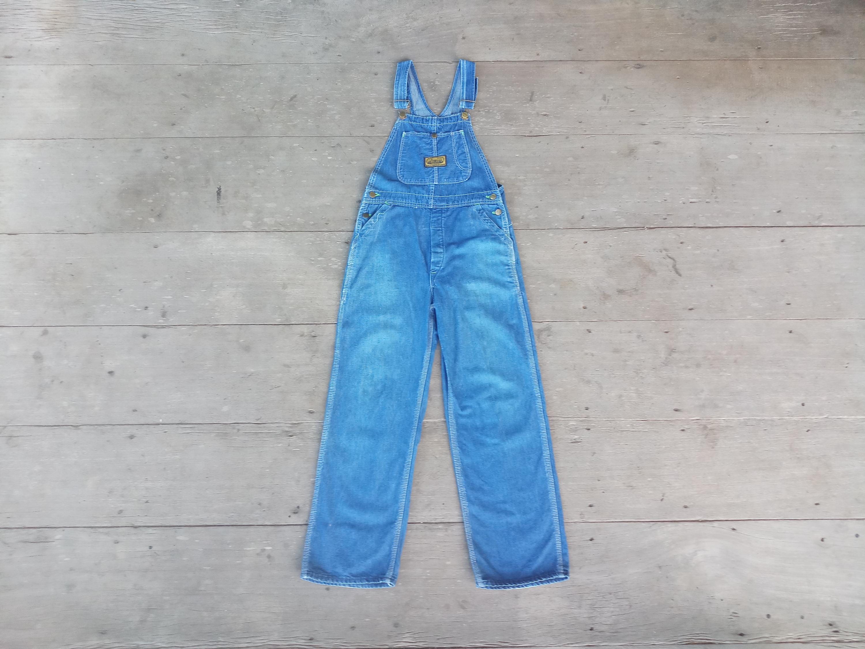 パンツ 1960's vintage OVER ALL all in one Vintage patchwork quilt overalls 30/32 – musubi