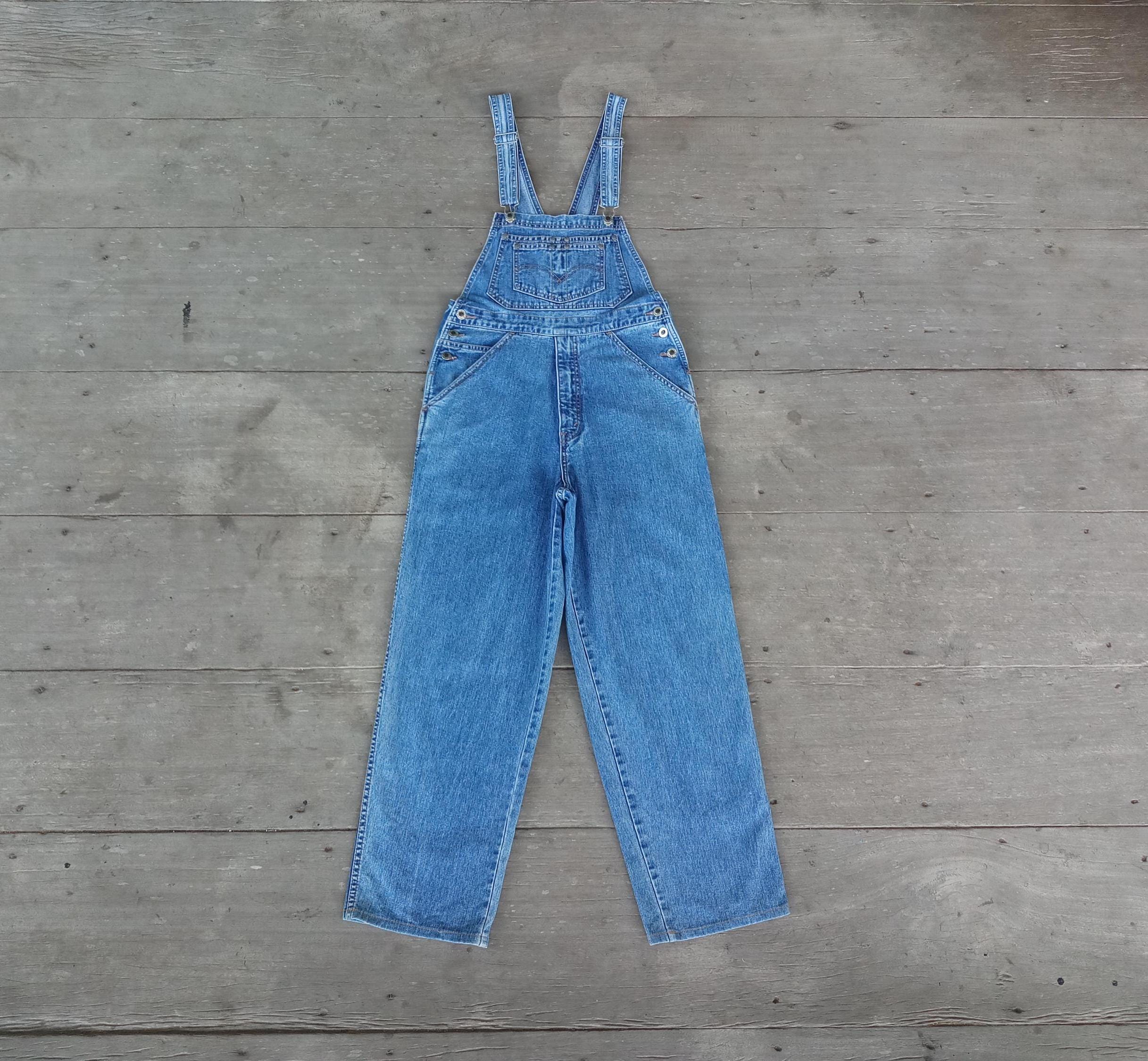 Vintage Levis Silvertab Overalls: Loose Fit, Size S - Etsy