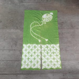 Vintage Shibori Tie Dye Vorhänge: Japanische Sashiko Baumwoll-Panels