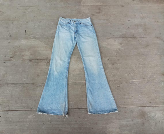 Beautiful ,vintage Levis 646 Bell Bottom W28 W29 L33,low Rise W30 