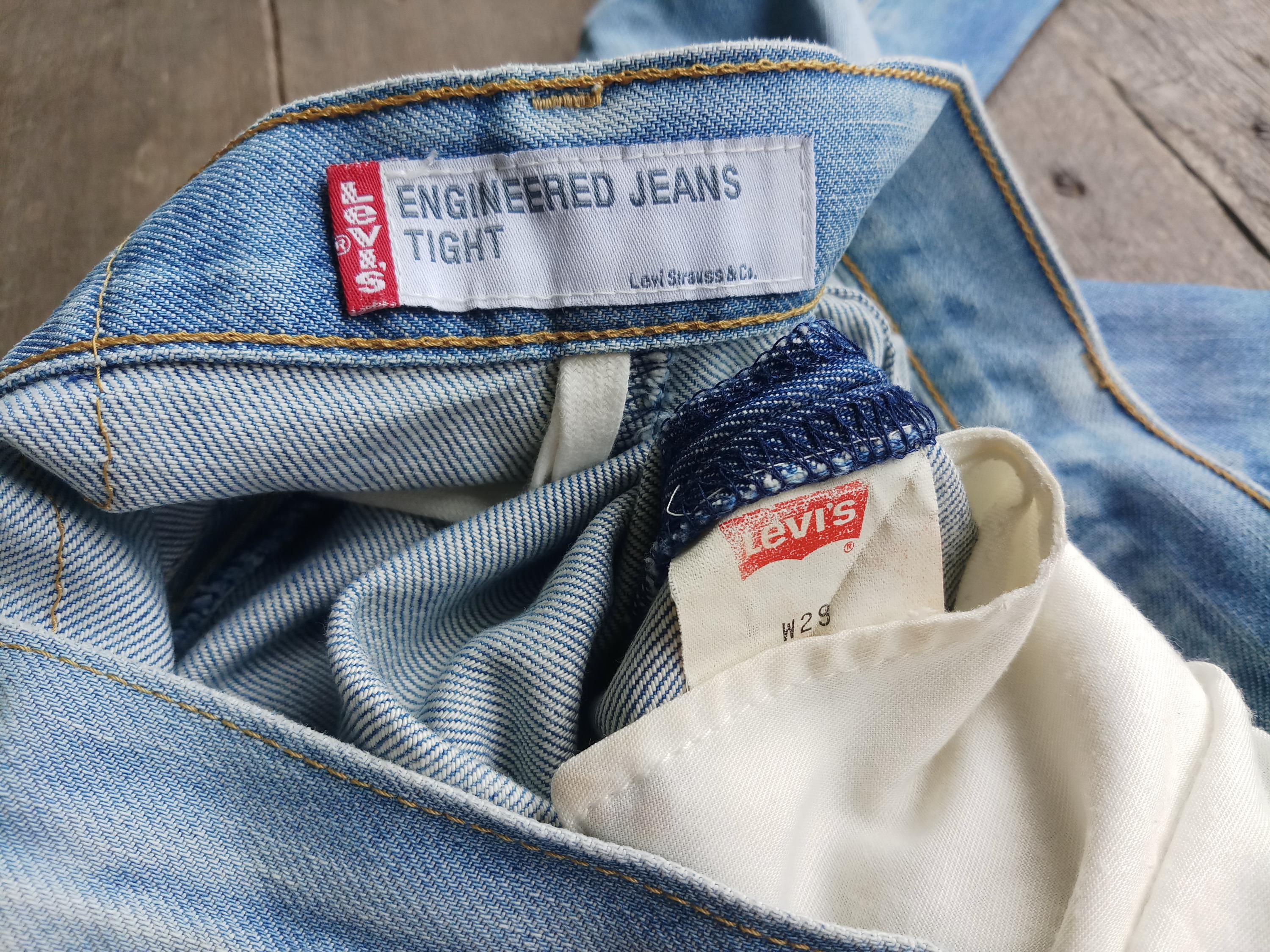 Vintage Levis Engineered Red Tab W29 L32 ,faded ,japan Made - Etsy