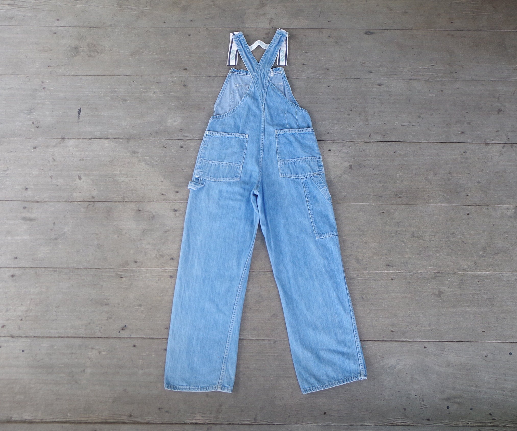 Vintage CARTERS Denim Overalls: 60s 70s Bib Overalls, Made in USA