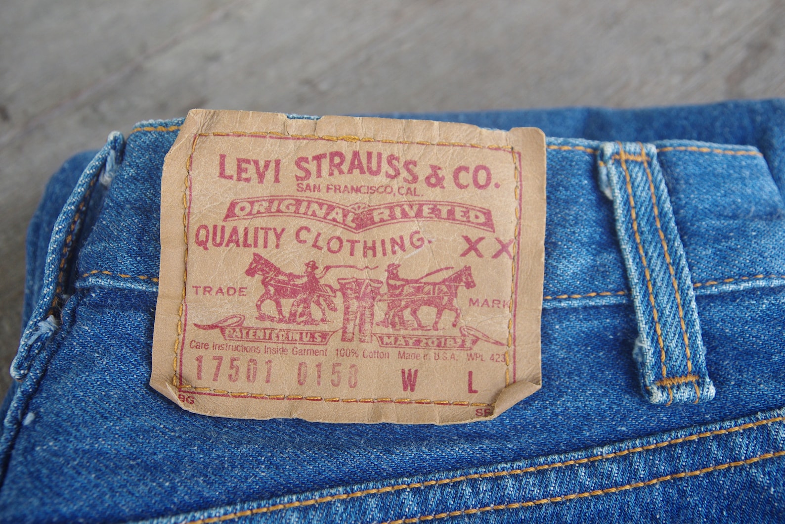 Perfect jeans levis 17501 Blue Jeans W25 W26 Vintage 80s | Etsy