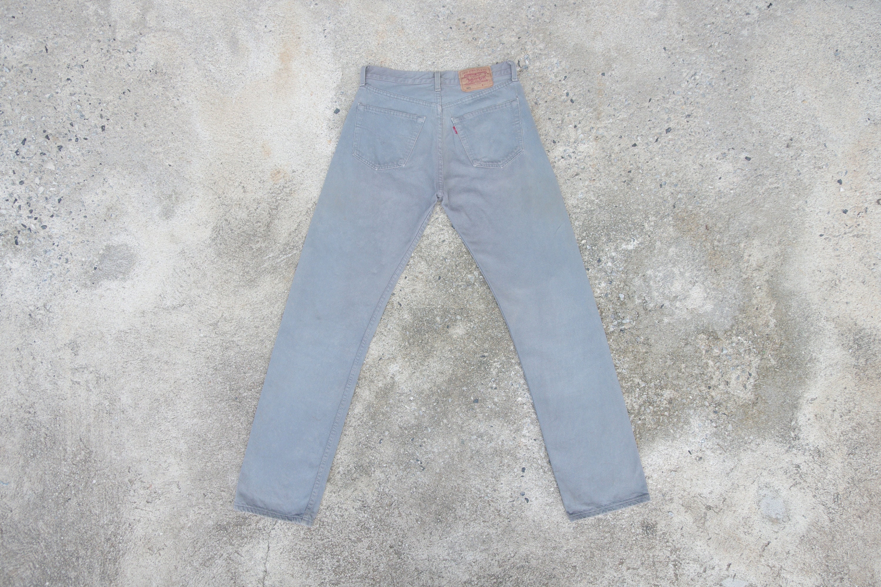 Vintage 90s Levis 501 W29 W30 L33 ,gray Jeans,levis Ripped
