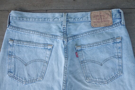 Faded jeans, Vintage levis 501 W32 W33 L31.5 ,lev… - image 7