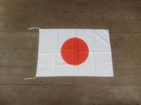 Vintage Japanese Rising Sun Parade Flag,original,size 41 X 27.5