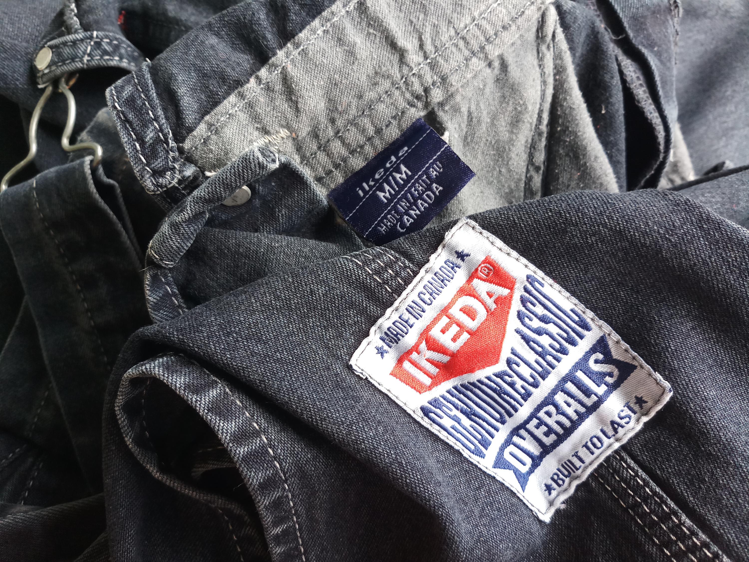 Vintage Black Cotton Ikeda Overalls - Size M W34 L32 - Etsy Canada