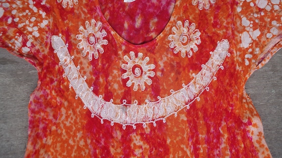 Beautiful ,Vintage Bohemain rayon dress india siz… - image 7