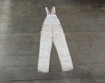 Vintage 60er Jahre Round House Overall W35 L31 ,Canvas Doppelknie, USA made