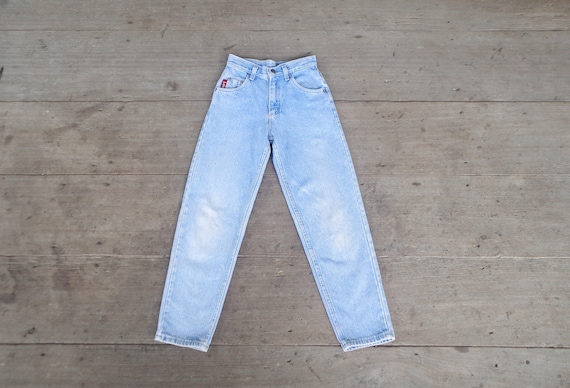 Beautiful ,Faded jeans, Vintage 80s Lee size 12 s… - image 2