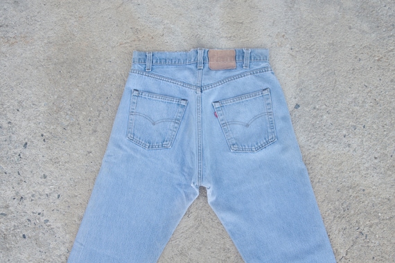 Faded vintage levis 505 single stitch 70s 80s ,W32