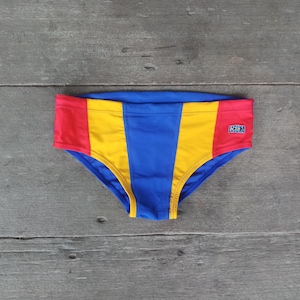Vintage 80s Laguna Swim Briefs: Retro Japan Made Swimsuit (M-L, W29-W33) New Old Stock