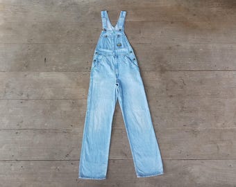 Vintage 60s 70s Oshkosh Overalls Size S W26 -W29 L28.5,waist